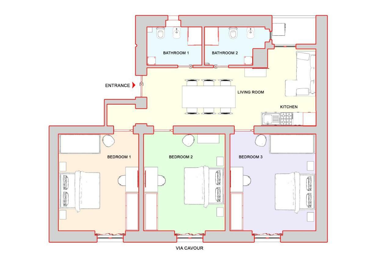 Cozy Apartment Fabia 300 Mt From Colosseum Εξωτερικό φωτογραφία